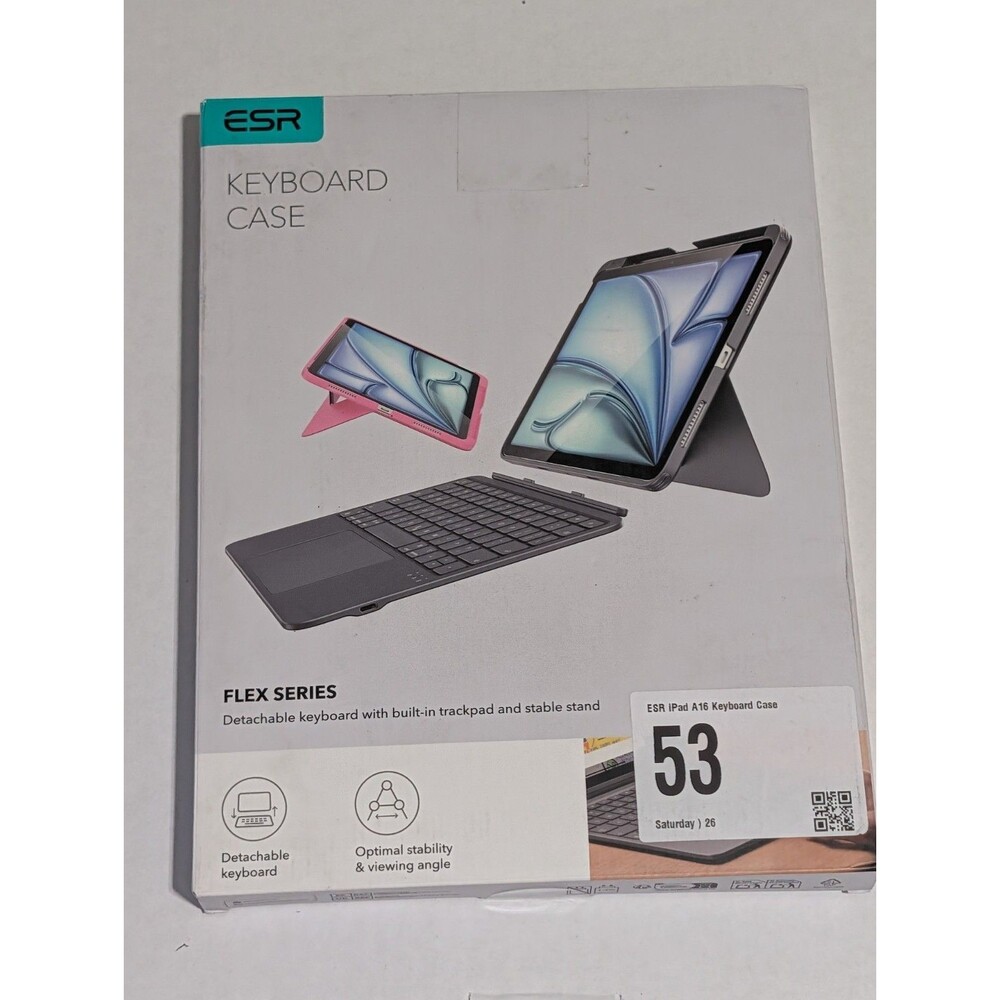 ESR Flex Series Keyboard Case iPad Air 11 2024 Detachable Bluetooth Trackpad New